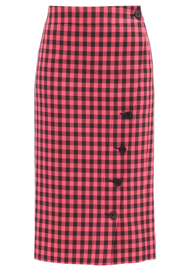 Gingham check pencil skirt - Balenciaga